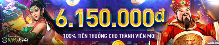 Khuyến mãi 100% tới 6.150.000 VND tại Slot game
