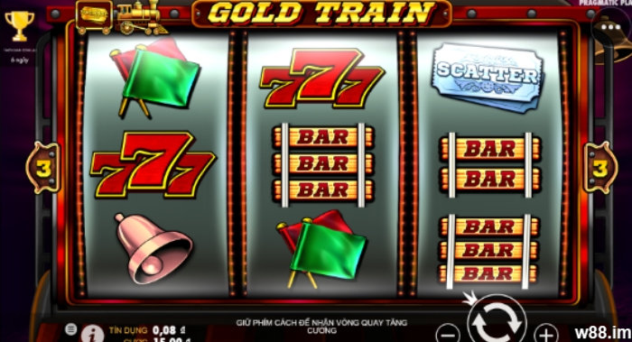 Game slot Gold Train tại W88